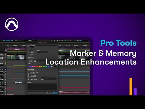 Marker and Memory Location Enhancements in Pro Tools 2023.12