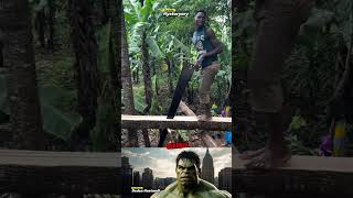 Menggergaji Kayu Dengan Cara Tradisionalkerjatradisional tukangkompak kayuuntukrumah