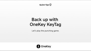 How to Back up Recovery Phrases with OneKey KeyTag #crypto #bitcoin #web3