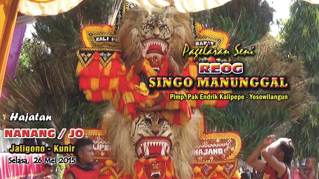 Reog Singo Manunggal Jaya Nanang Jo Jatigono