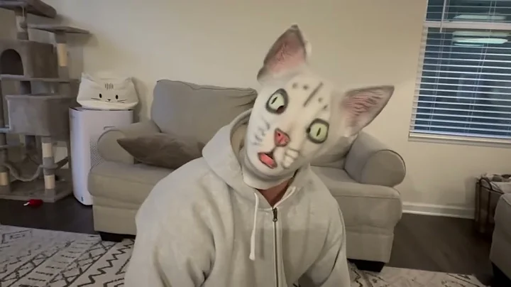 Watch the video about Cat Gets Scared of Cat Mask! 😱🐾