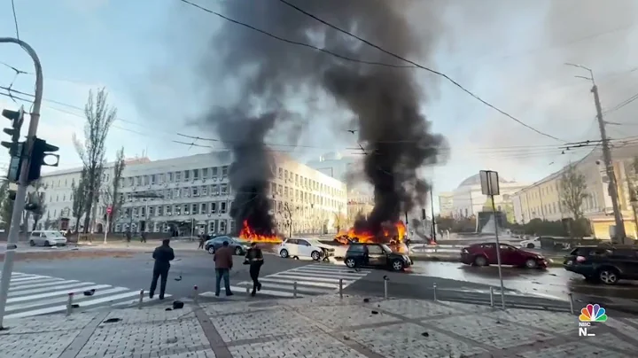 "Russia Unleashes Missile Strikes Across Ukraine After Crimea Bridge Attack." #russia