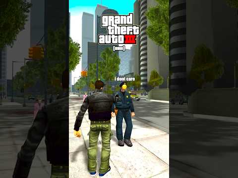 EVOLUTION of AIMING AT POLICE LOGIC in GTA GAMES!🚨🚔 #gta #gaming #shorts