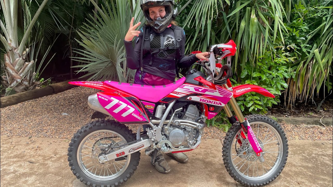 Kimberley's First CRF150RB Ride