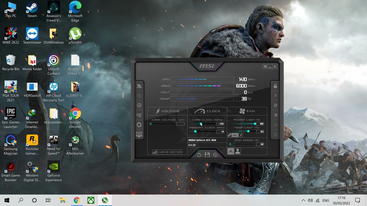 How to turn GTX 1650 into a beast get 15-20fps more in all games , Quick 2 Step Overclocking Guide