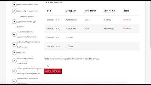Housing Application Instructional Video - Roommate Accepting Space