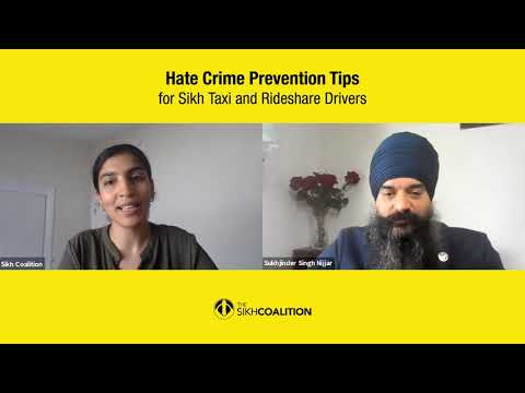 Hate Crime Prevention Tips for Sikh Taxi and Rideshare Drivers