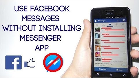 Use facebook Messages Without Installing Messenger app