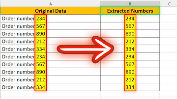 How to Extract Numbers From a Cell in Excel