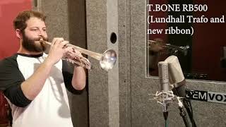 Affordable Ribbon Mic Comparison on Trumpet: Ortiz Luthiers vs Modded TBone RB500