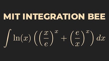 MIT 2024 Integration Bee | Quarterfinal 1| Problem 1 (4K, Dark)