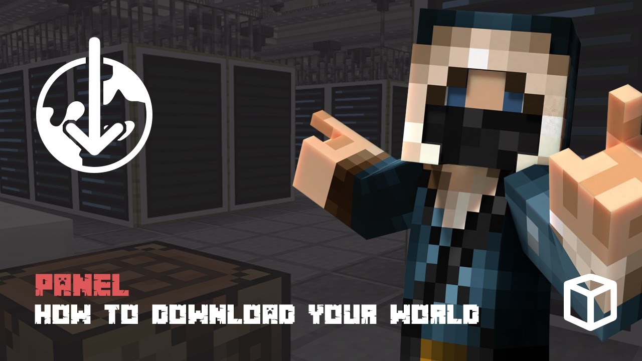 how to download a minecraft world from a server