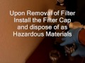 Vacuum Filter Install