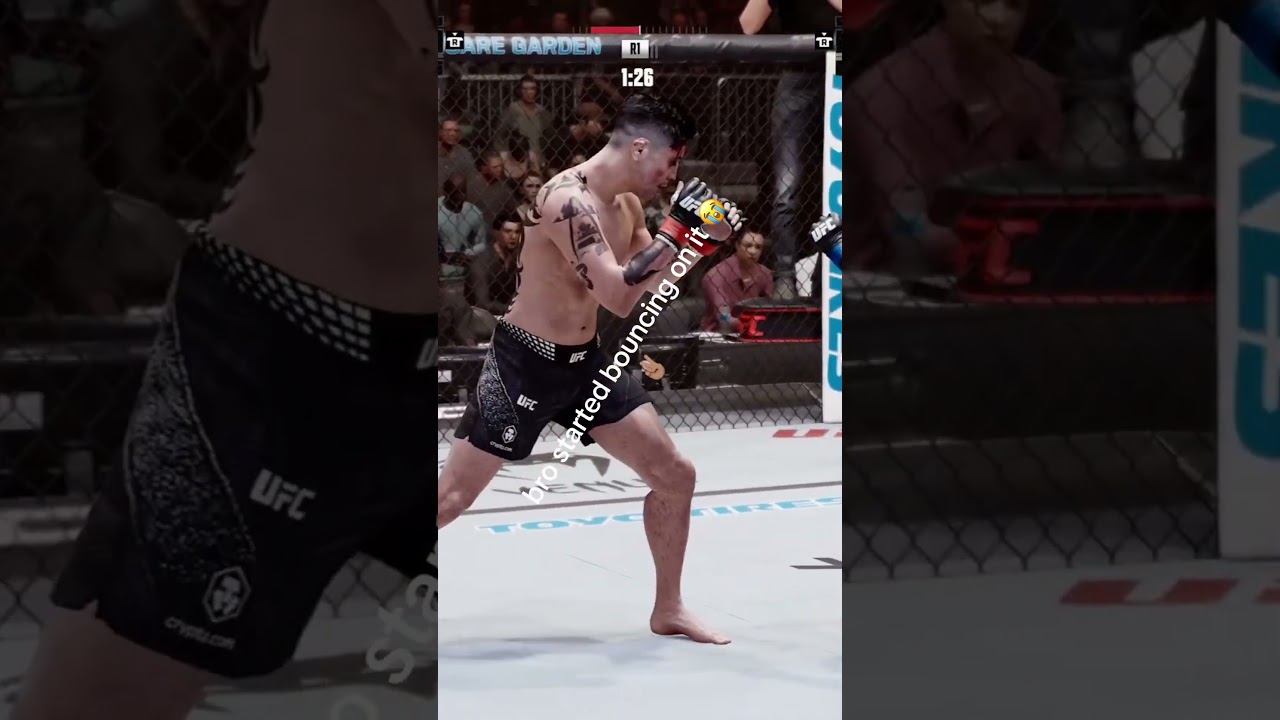 bro was bouncing on it 😭✌🏽 #ufc #ufc6 #mma #boxing #gaming #s2basic #shorts