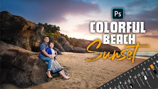 Colorful Beach Sunset | Photoshop cc | Arjay Moreno Photography