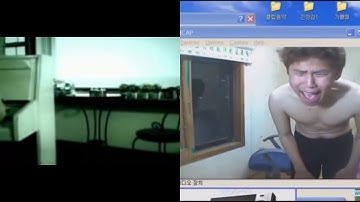 Crazy korean guy smashes window VS Original music video