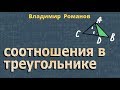 СООТНОШЕНИЯ МЕЖДУ СТОРОНАМИ И УГЛАМИ ТРЕУГОЛЬНИКА 7 класс геометрия Атанасян