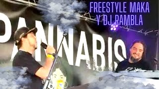 Maka y Dj.Rambla freestyle en cbd bussiness fair 2022