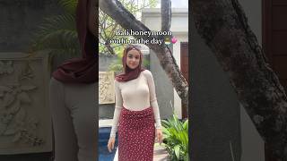 Bali honeymoon ootd🍯🌙 #bride #hijabi #muslimwedding #honeymoon #newlyweds #modeststyle #modestwear
