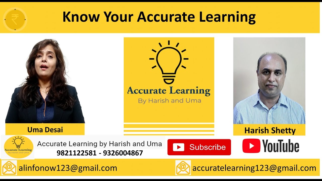 KNOW YOUR ACCURATE LEARNING - YouTube