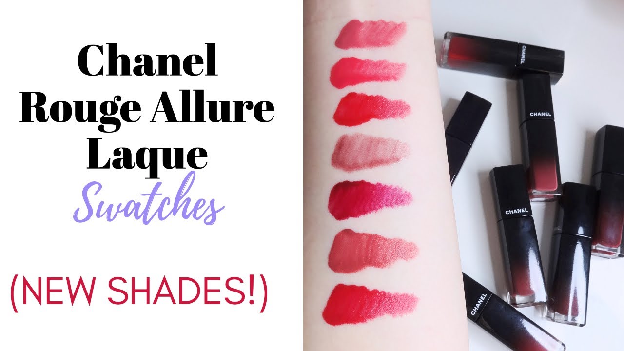 All 20 Shades of the CHANEL Rouge Allure Laque, Tried and Tested