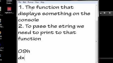 Assembly Tutorial 2 - Saying Hi!