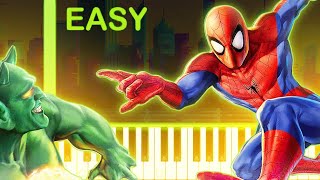 SPIDER-MAN BATTLE FOR NEW YORK THEME - EASY Piano Tutorial