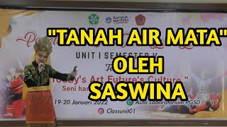 PUISI!!! TANAH AIR MATA- DARI SASWINA-KARYA SUTARDJI KALZOUM BACHRI