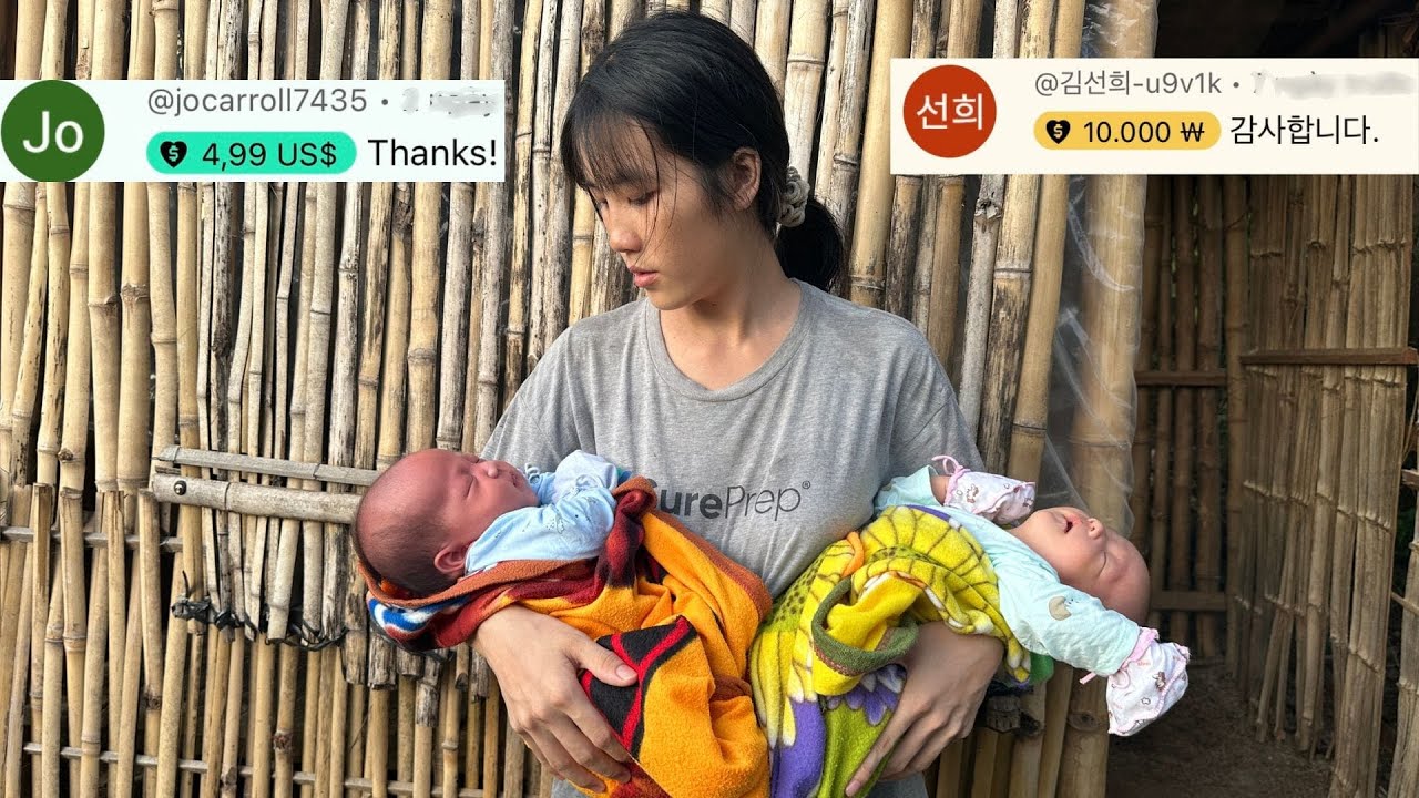 Single mom of twins moved to tears by gifts from two strangers