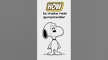 How to Make Gunpowder in a Post-Apocalyptic World #shorts #science