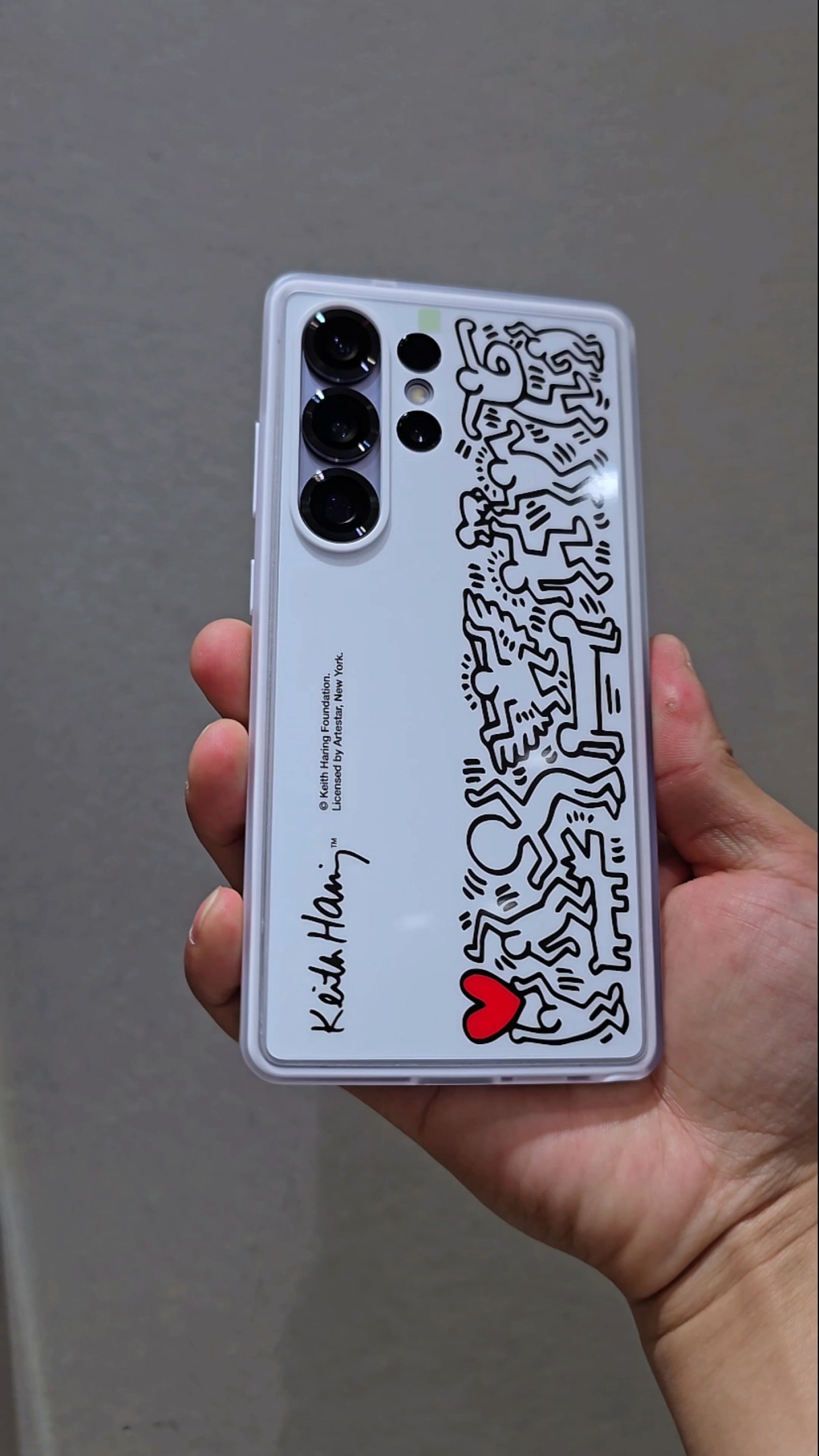 S25U trendy brand Keith Haring customized theme shell Samsung S25Ultra NFC theme shell Keith Haring