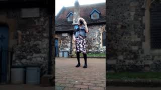 Crossdressing...dancing in a dress in public... heaven