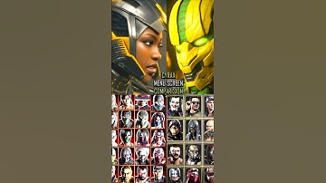 Cyrax Character Selection in Mk9 , MkX  and Mk1 Khaos Reigns #mortalkombat1havik