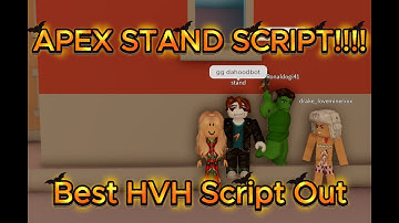 Apex Da Hood Stand Script Best out go buy it now (best stand + best hvh) (discord is in description)