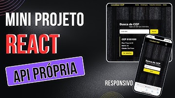 Projeto React Completo | Busca de CEP com React Router, API própria (Express) e Layout Responsivo