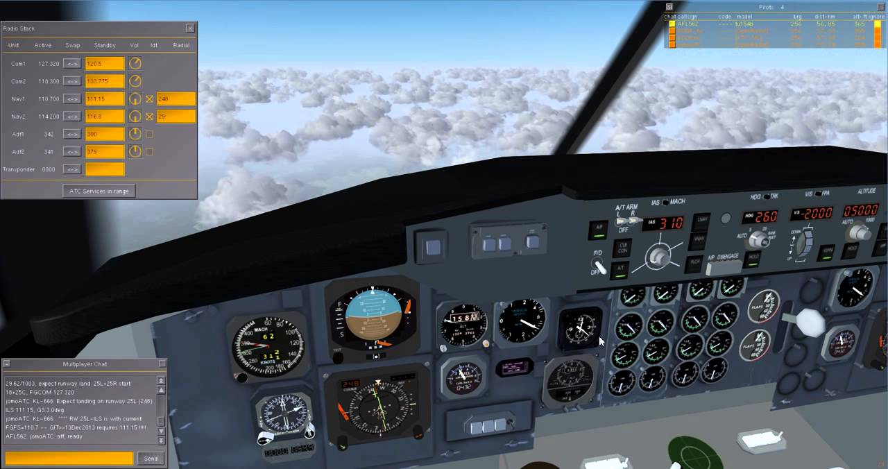 Flightgear ATC landing at EDDF YouTube