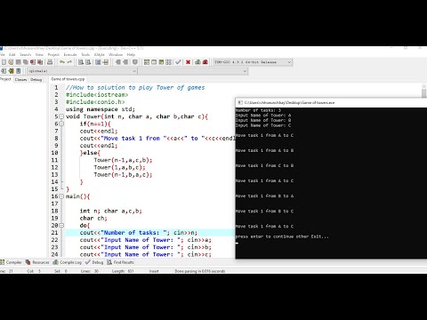 code to play game tower of Hanoi