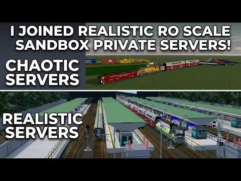I JOINED REALISTIC RO SCALE SANDBOX PRIVATE SERVERS! | Ro-Scale Sandbox | Roblox |