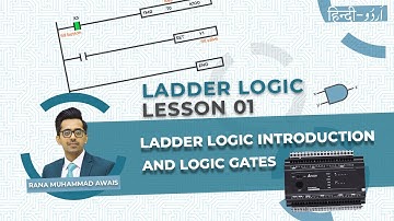 Ladder Logic lesson 1 - Ladder logic Introduction and Logic gates | Delta PLC |  (Hindi/Urdu)