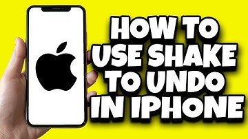 How To Shake To Undo On iPhone IOS 17 (Simple)