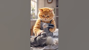 AI Turns Cat Cartoons into Life! 🐱✨ A Must-See for Every Cat Lover! ai video|virtual biplob|cute cat