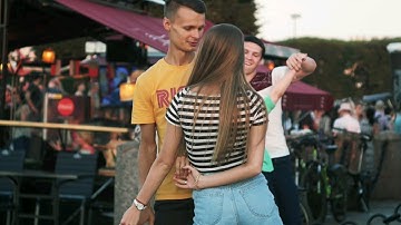 Zouk Open Air. Evgeniy and Ksenia. Zouk improvisation. (Remembering Myself)