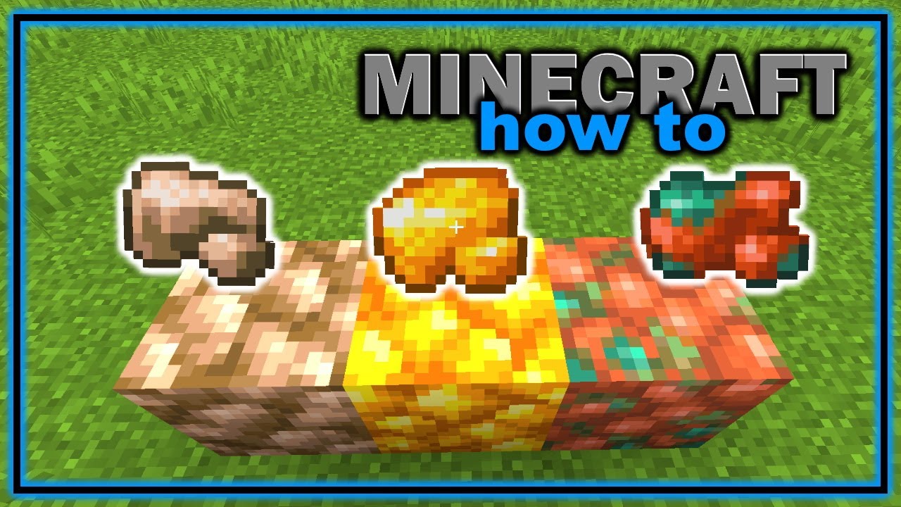 How to Use Raw Metals (Iron, Gold, Copper) in Minecraft! (1.18+) | Easy