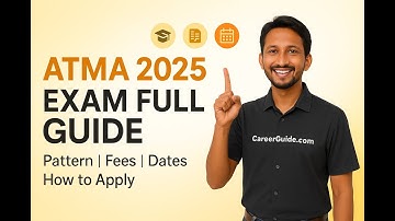 ATMA 2025 Exam Full Guide | Pattern, Fees, Dates & How to Apply for MBA/PGDM
