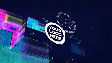 intro maker for a logo reveal featuring modern glitch effects and animated text 1787 el1