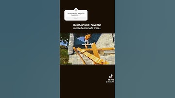 Rust Console I have the goofiest teammate ever…#shorts #rust #rustconsole