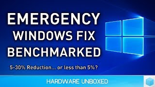 Benchmarking Windows 10 Meltdown Flaw Emergency Patch, What Can Desktop Users Expect?