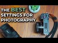 Sony ZV-E10 The BEST Settings for Photography