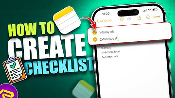 How to Create a Checklist with Notes App on iPhone | Organize Tasks with Notes