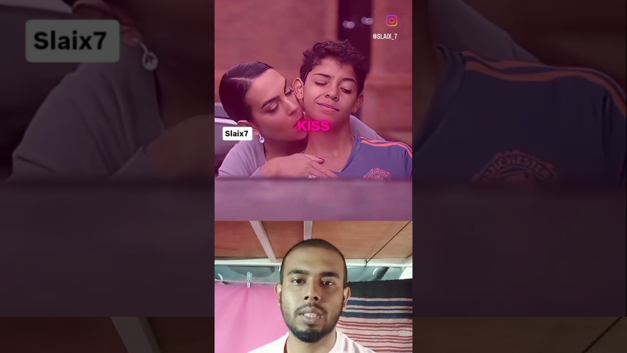 Ronaldo jr and his mom together